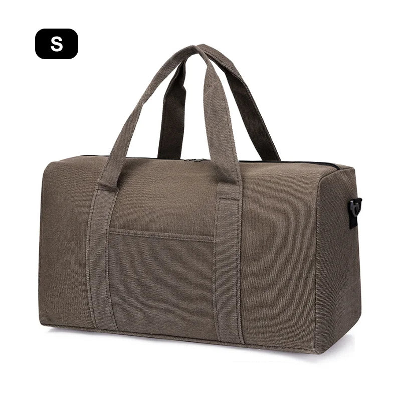 Sac de Voyage Pliable Grande Capacité Canvas Unisexe – Duffel Bag Épaule | Fitness, Gym & Voyage | Portable & Résistant