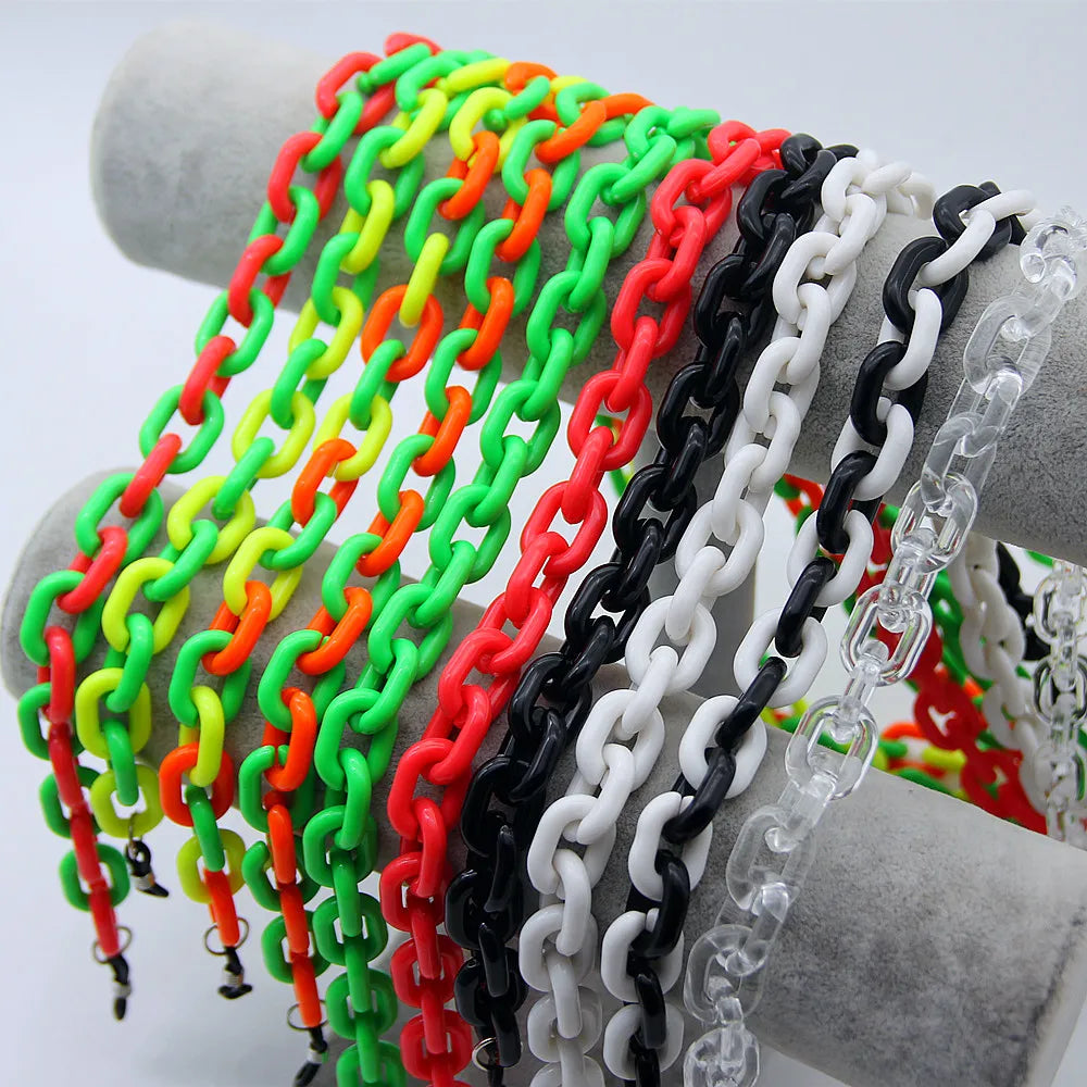Brillen- und Maskenband aus Acryl – Trendiges Halsband | Unisex für Damen und Herren