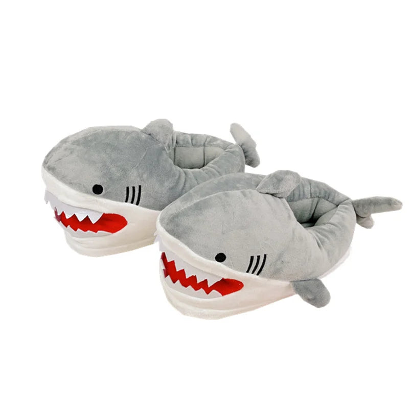 Chaussons Requin Shark Unisexe – Pantoufles Créatives Intérieur Hiver Printemps Fourrure