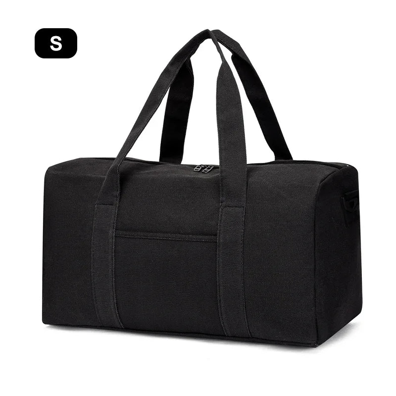 Sac de Voyage Pliable Grande Capacité Canvas Unisexe – Duffel Bag Épaule | Fitness, Gym & Voyage | Portable & Résistant