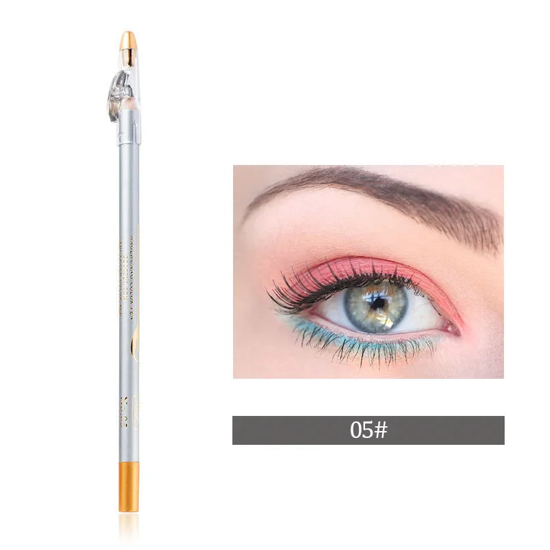 Crayon Sourcils Waterproof Brun & Noir – Avec Taille-Crayon | Eyeliner Sourcils Longue Tenue
