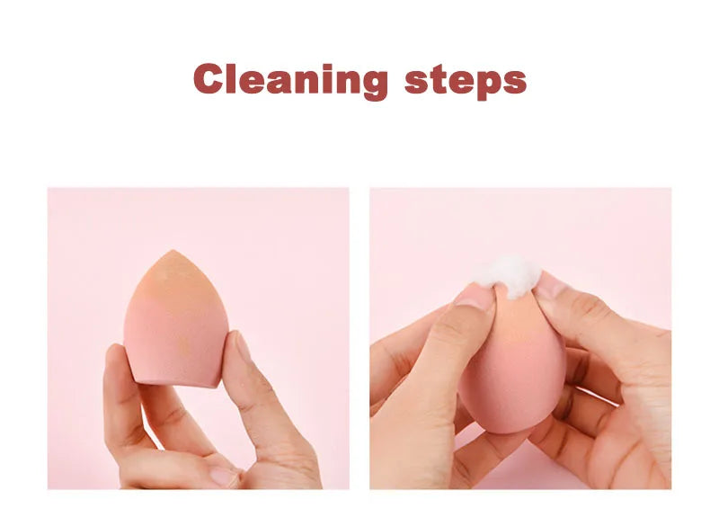 Lot 4 Éponges Maquillage Blender Tendance – Puff Cosmétique Fond de Teint & Poudre | Outil Beauté Application Douce