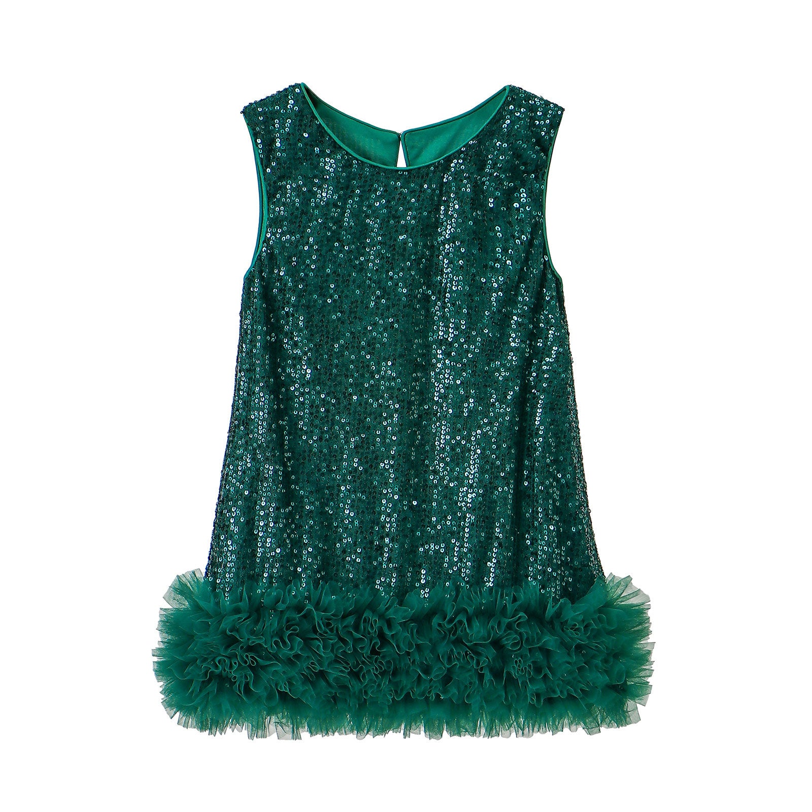 Robe Princesse Fille À Paillettes Sans Manches – Tenue Anniversaire Fête 2-8 Ans