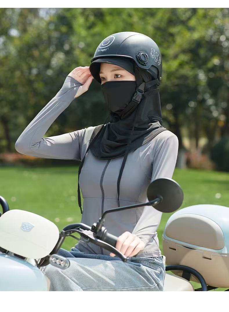 Cagoule Anti-UV Respirante – Masque Visage & Cache-Cou Long | Cyclisme, Moto, Pêche & Randonnée | Homme & Femme