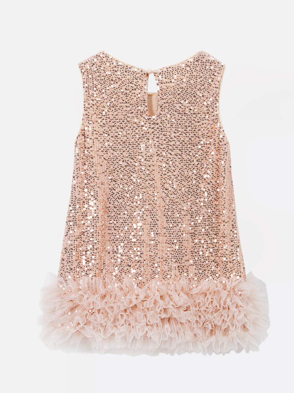 Robe Princesse Fille À Paillettes Sans Manches – Tenue Anniversaire Fête 2-8 Ans