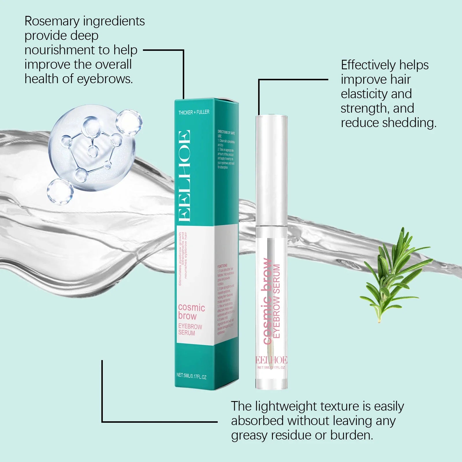 Sérum Croissance Rapide Sourcils & Cils – Anti-Chute & Repousse | Densifiant Naturel