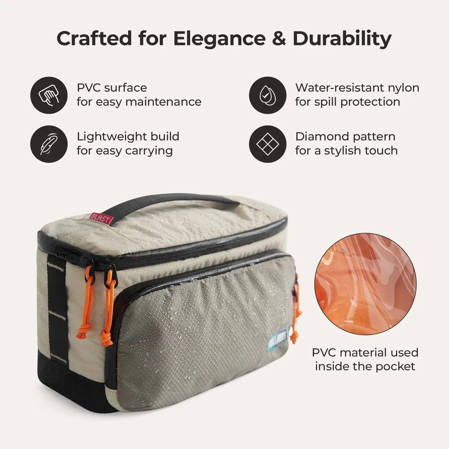 Trousse Maquillage Voyage BAGSMART Waterproof – Organisateur Toilette Crochet Salle de Bain | Grande Capacité Rangement Cosmétique