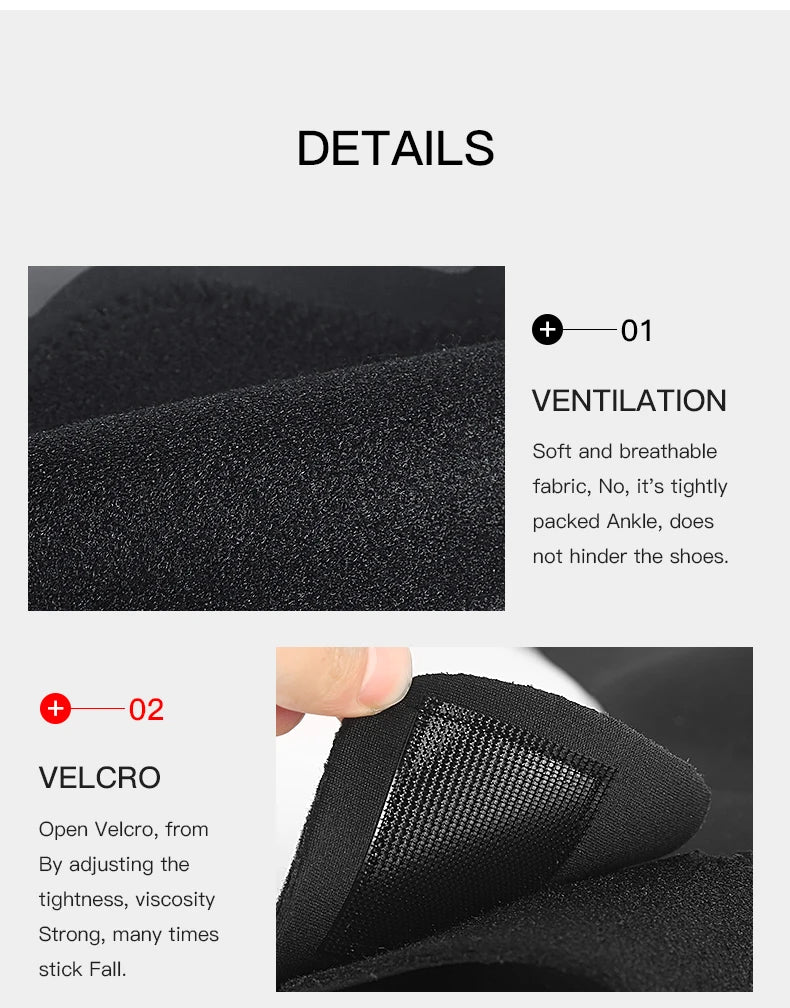 Chevillieres de Sport Réglables – Lot de 2 | Maintien & Protection Cheville | Élastique Respirant Anti-Entorse | Fitness & Running