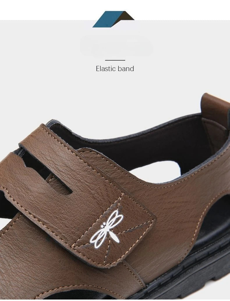 Sandales Romaines Cuir Soft Bottom Homme – Confortables Plage Qualité Premium Casual