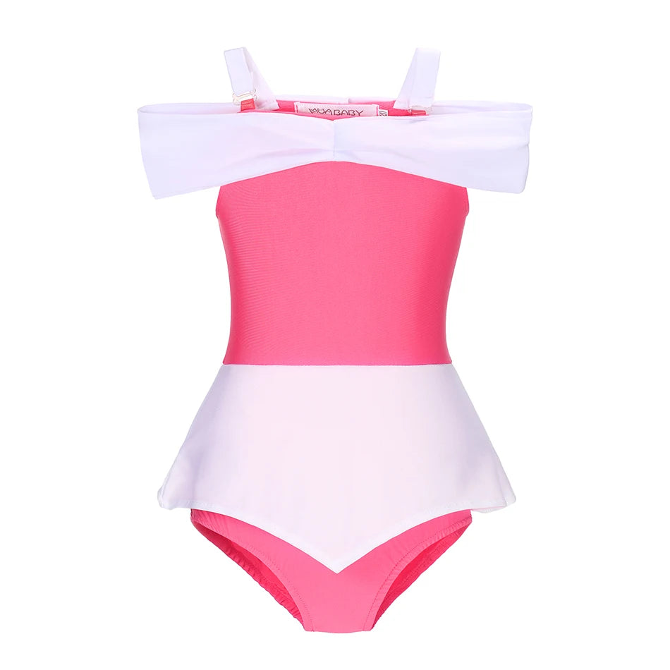 Maillot de Bain Fille Princesse Sirené – Costume Plage Piscine Été Enfant Anna Elsa Raiponce Mirabel