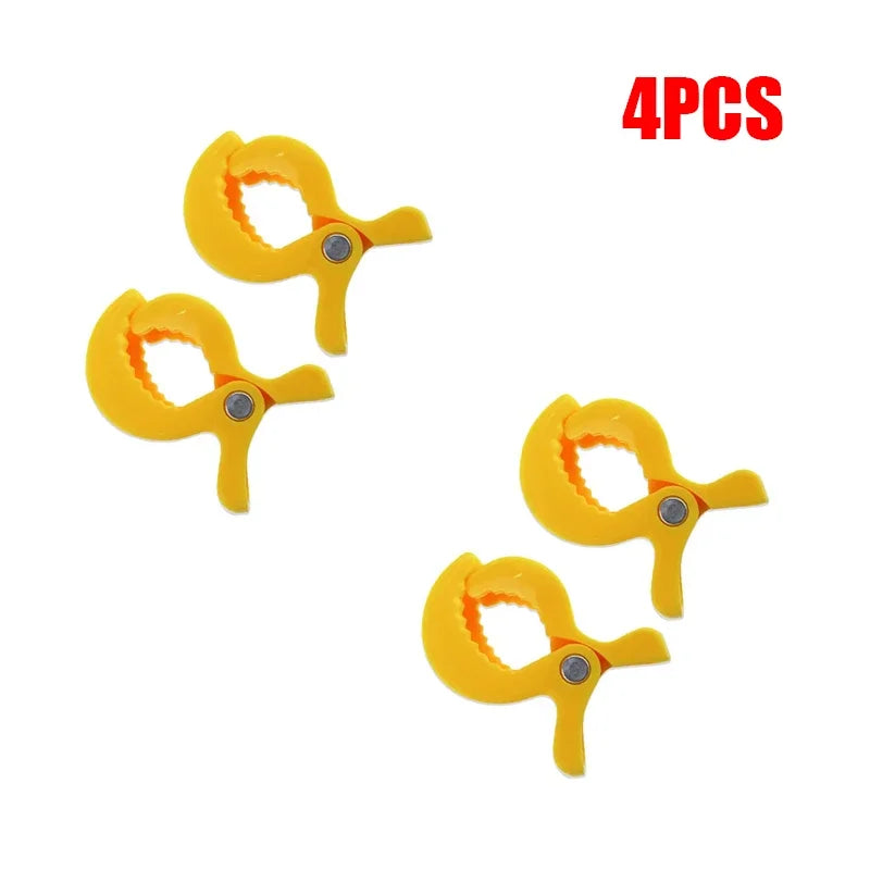 Kinderwagen Clips Zange – 2er/4er Set Multifunktionshaken Autositz Kinderwagen