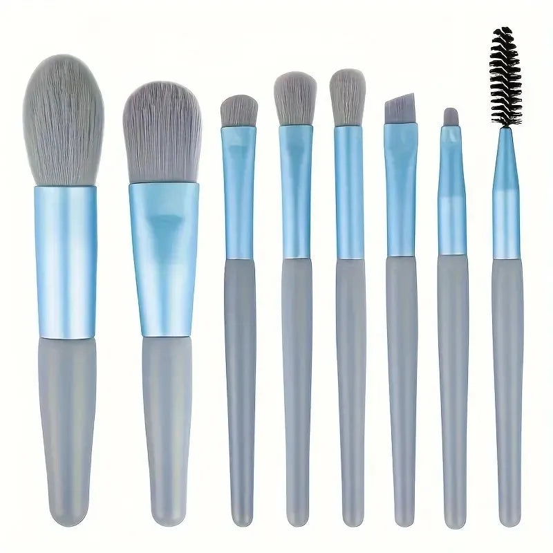 Set Pinceaux Maquillage Professionnel – Fond de Teint, Poudre, Fard à Paupières & Kabuki | Ultra-Doux & Précis
