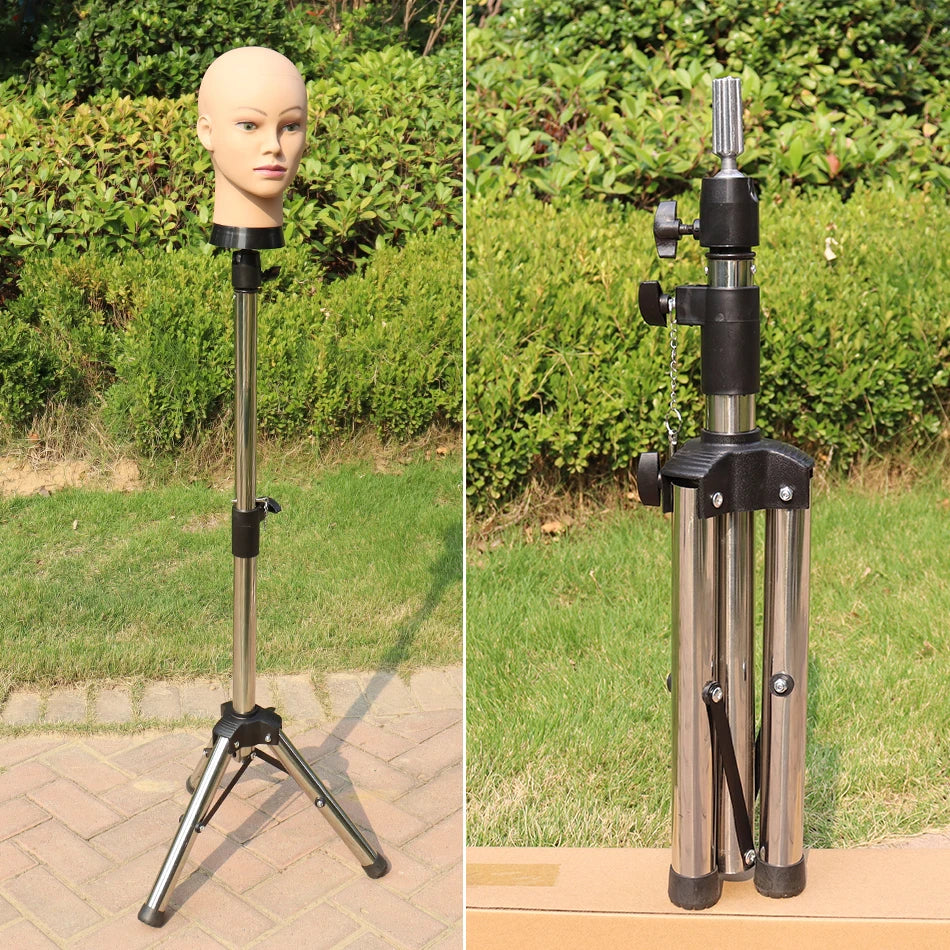 Perückenständer Mannequinkopf Stativ Verstellbar – Friseur Kosmetologie Herstellung Perücken
