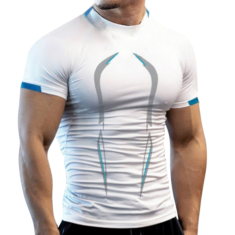 T-Shirt Homme Gym Séchage Rapide Respirant Jogging Training Fitness Running Été Léger Confortable | Tee Shirt Sport Séchage Rapide Premium