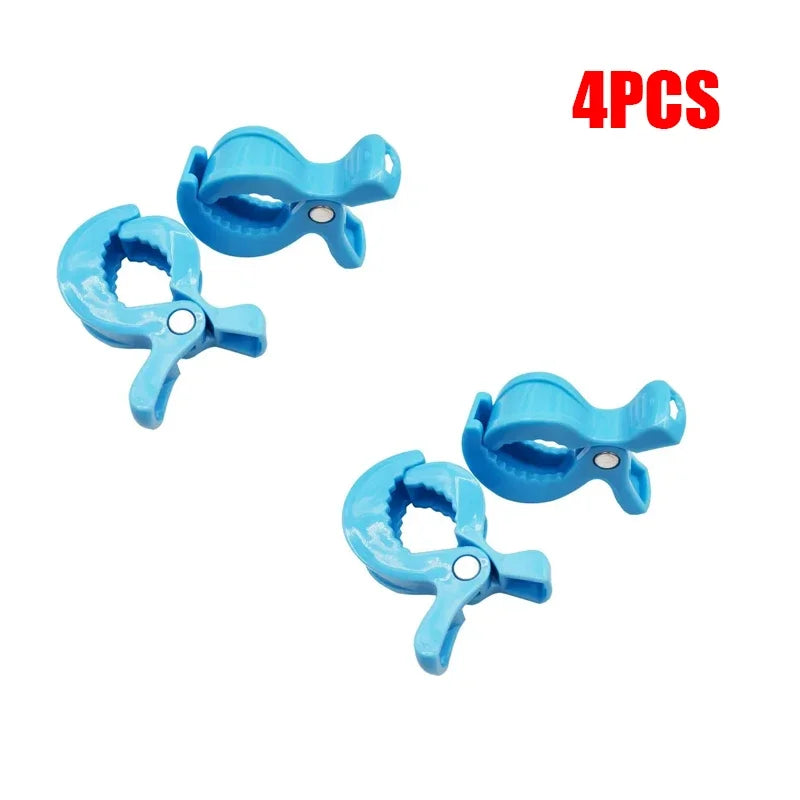 Kinderwagen Clips Zange – 2er/4er Set Multifunktionshaken Autositz Kinderwagen