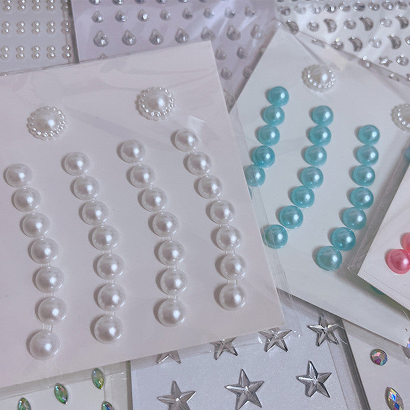 Stickers Strass Visage Jetables – Diamants Acryliques Crystal Larme & Yeux | Maquillage Scène & Festival