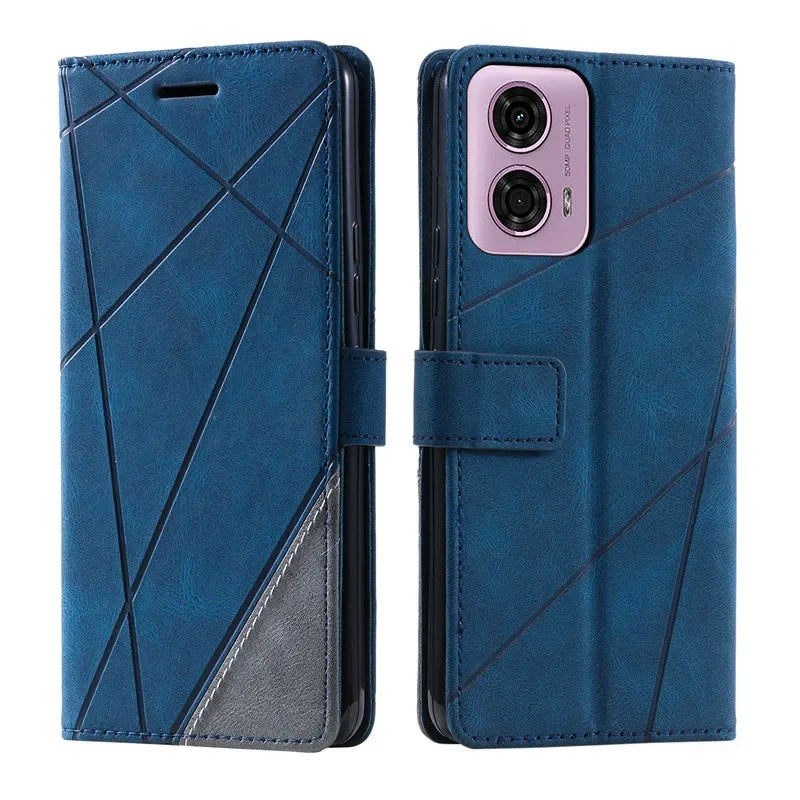 Coque Portefeuille Motorola MOTO G34 G24 G04 G14 G54 G84 5G – Étui Cuir Magnétique Rabat Protection
