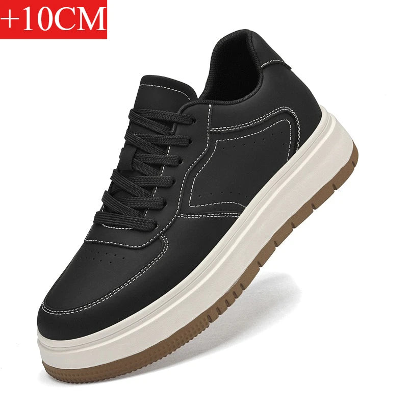 Chaussures Rehaussantes Homme 10/8/6CM Invisibles – Sport Blanches Grande Taille 37-44