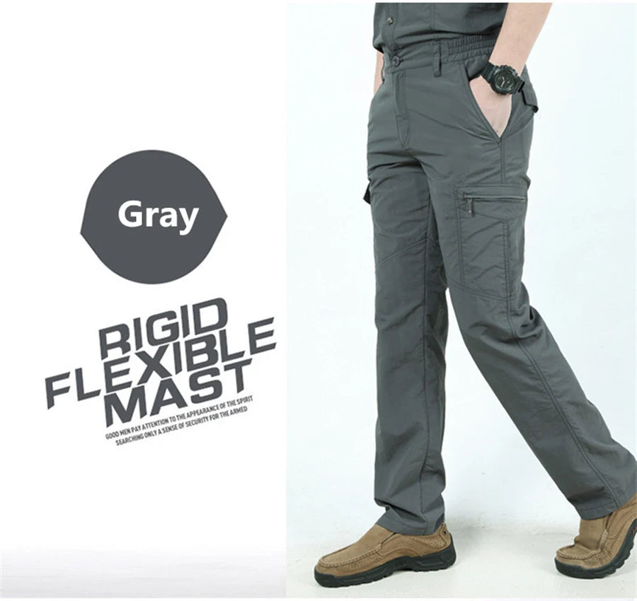 Taktische Cargo-Herrenhose Wasserdicht Schnelltrocknend Militär Outdoor Sommer | Premium Taktische Cargo-Hose