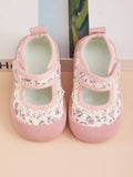 Chaussures Princesse Fille Toile Velcro – Basket Légère Style Frais Printemps Automne Enfant