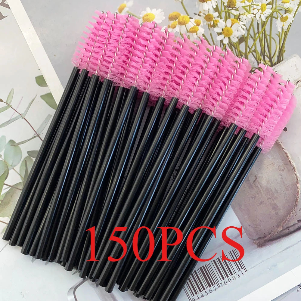 Brosses Mascara & Extension Cils – Lot 150 ou 300 Pcs | Spoolies Sourcils & Maquillage