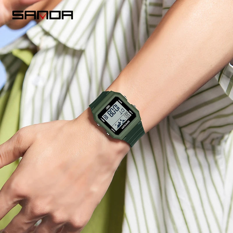 Montre Homme SANDA 2217 Digital Sport Multifonction Alarme Countdown Lumineux Étanche – Fashion Tendance