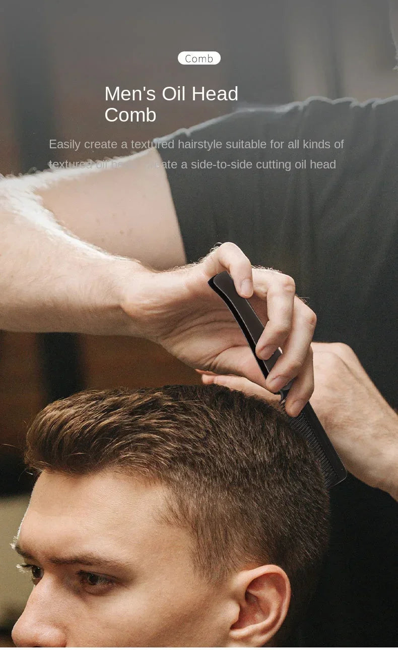 Peigne Pliable Barbe Moustache Massage – Brosse Cheveux Pocket Clip Fait Main Unisexe