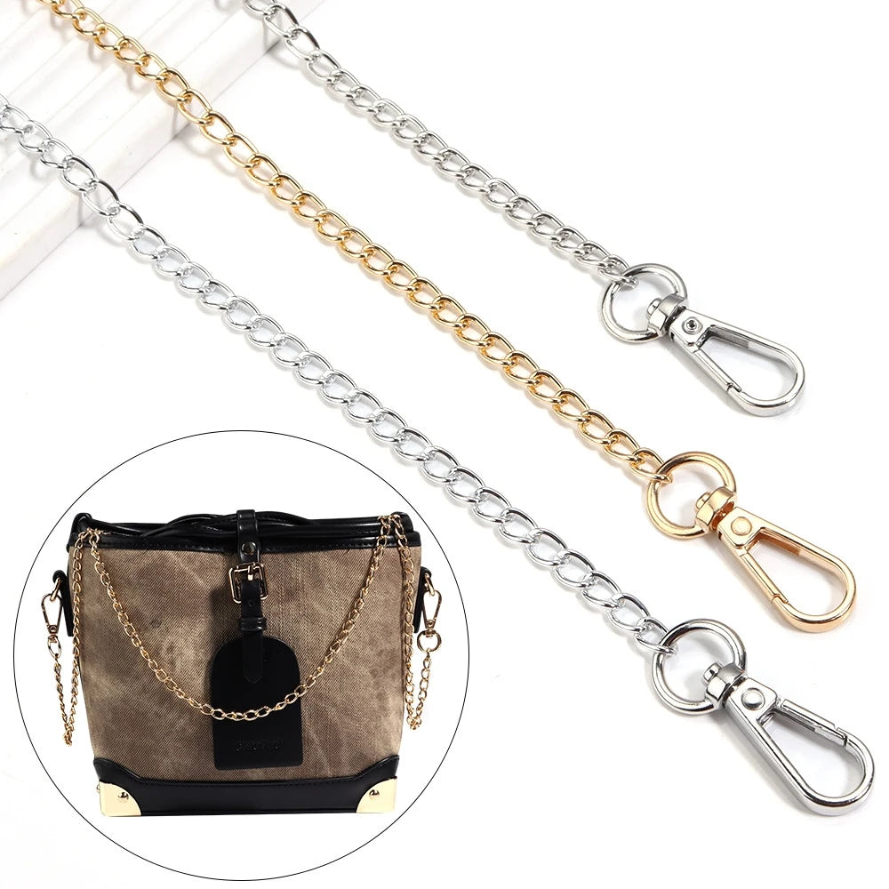 Chaîne de Remplacement Sac Femme Aluminium – Bandoulière Métal 20/40/80/120cm Crossbody