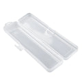 Boîte Rangement Pinceaux Maquillage Transparente Portable – Étui Organisateur Crayons & Accessoires Beauté avec Couvercle