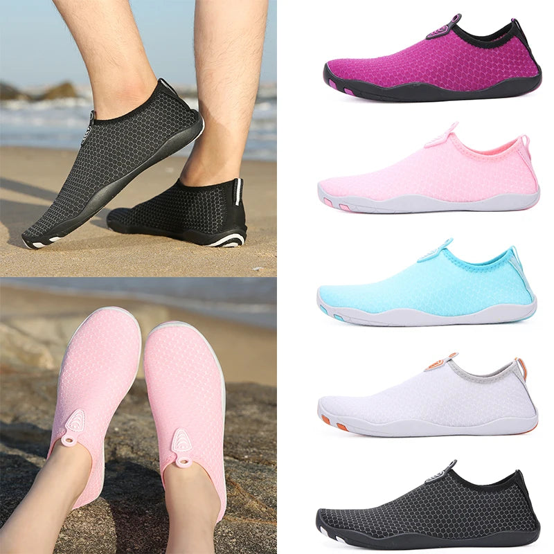 Chaussures Aquatiques Unisexe Grande Taille – Pieds Nus, Plage & Piscine | Yoga, Fitness & Natation | Tailles 35-46