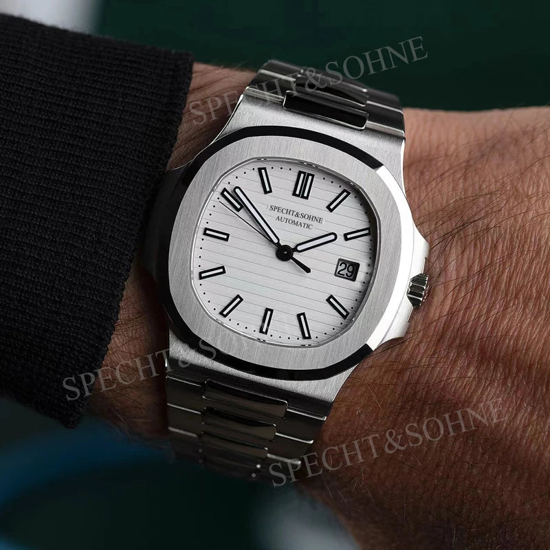 Montre Homme Specht&Sohne Automatique Mécanique Japon 42mm Luxe Élégante Intemporelle | Montre Specht&Sohne Automatique Mécanique Japon Premium