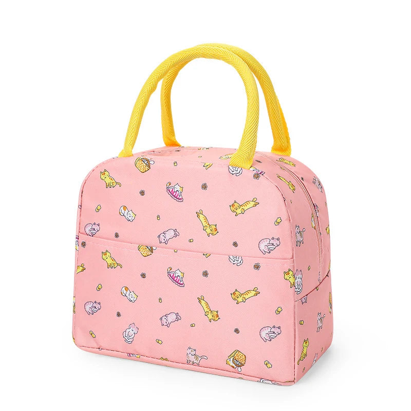 Lunch Bag Isotherme Cartoon – Sac Repas Thermique Pique-Nique Conservation Glacière Enfant