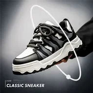 Sneakers Plateforme Vulcanisées Homme – Semelle Épaisse Respirantes Résistantes Sport Casual