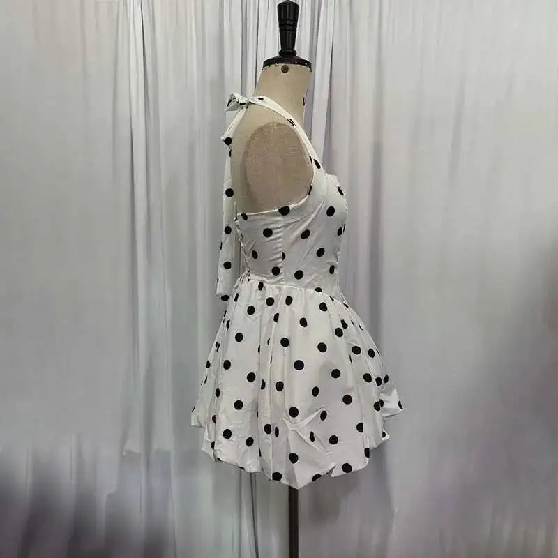 Damen A-Linie Mini-Neckholder-Kleid mit Wickeltaille – Sexy Ausgestellt | Party Club Frühling Sommer