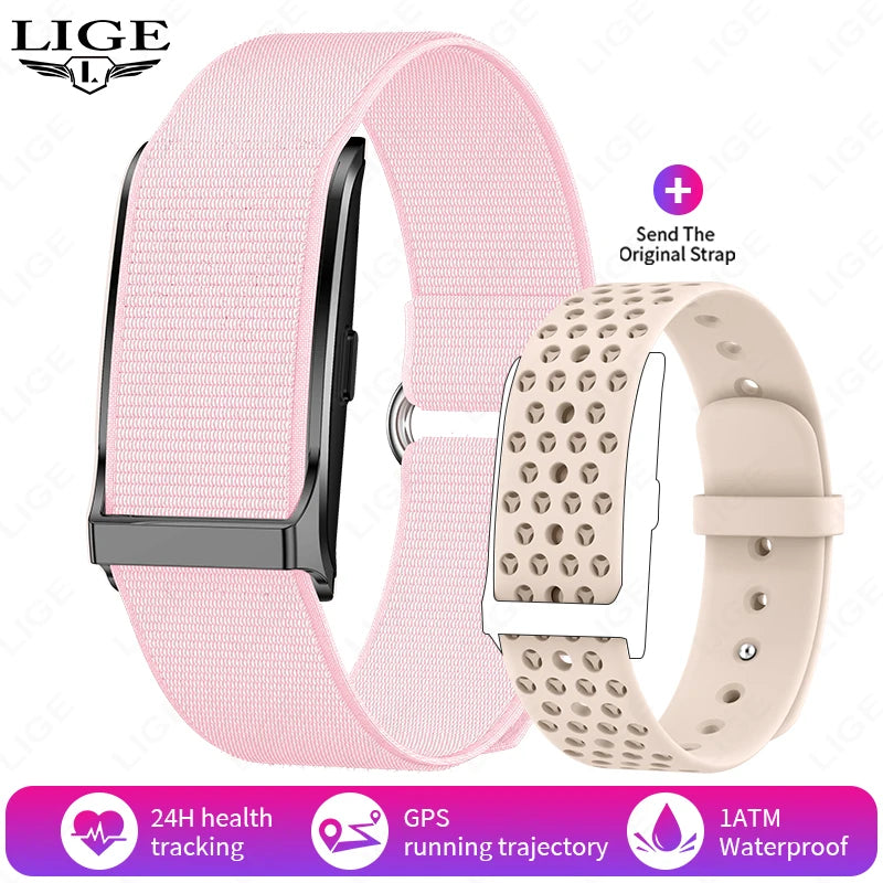 Bracelet Connecté Sport & Santé – Suivi Continu 24h/24 | Sommeil, Stress & Multi-Sport | Monitoring Santé Automatique