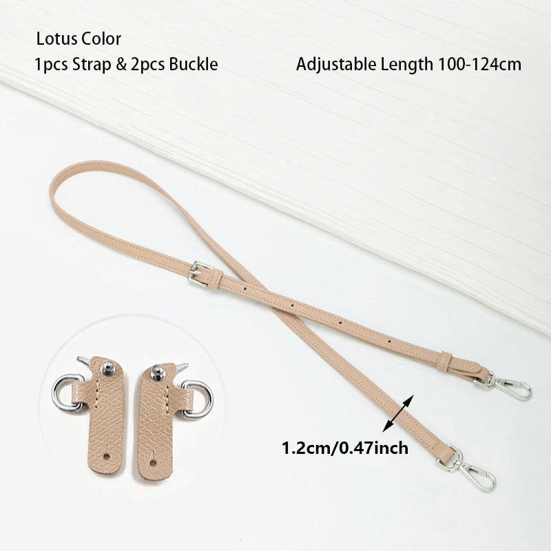 Bandoulière Remplacement Cuir Véritable – Sangle Sac Crossbody Compatible Longchamp Sans Perforation