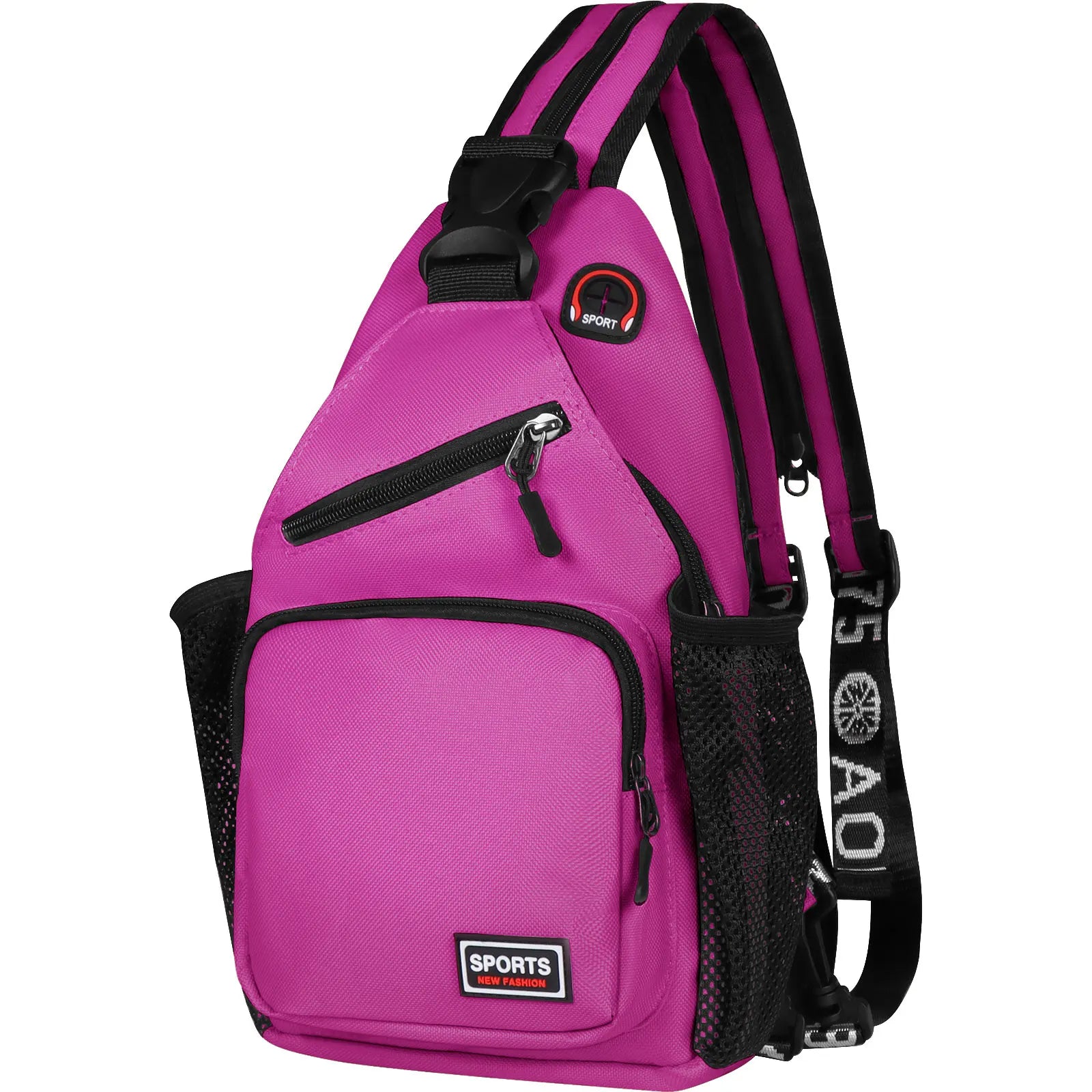 Sac Poitrine Femme Crossbody Tendance – Prise Casque & Poche Téléphone Bandoulière Chic