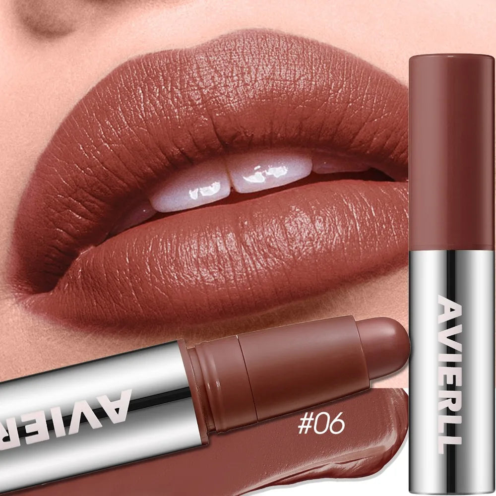 Rouge à Lèvres Mat Hydratant – Stylo Rotatif Facile à Appliquer | Waterproof Longue Tenue