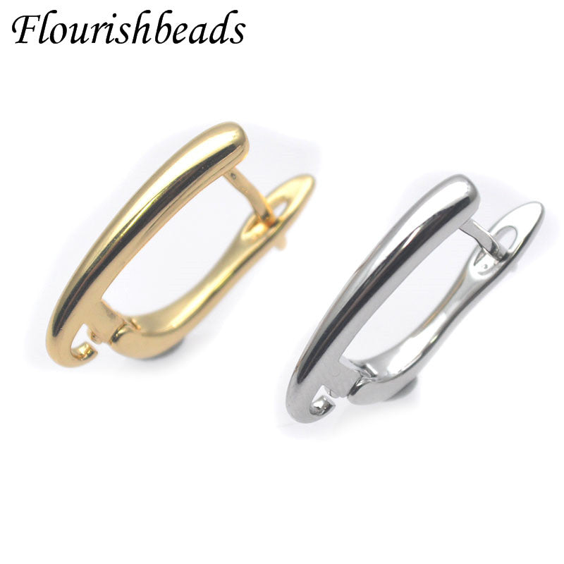 Ohrhaken Ohrringe 18k Gold Anlaufgeschützt Packung 30 Stk. – Glattes Premium-Finish | DIY Schmuck Zubehör für Hochzeit, Weihnachten & Bastelarbeiten