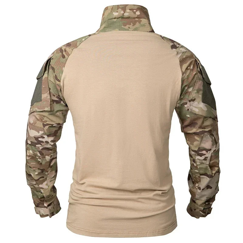 T-Shirt Tactique Homme Airsoft Combat Armée Paintball Chasse Respirant Outdoor Militaire | T-Shirt Tactique Outdoor Premium