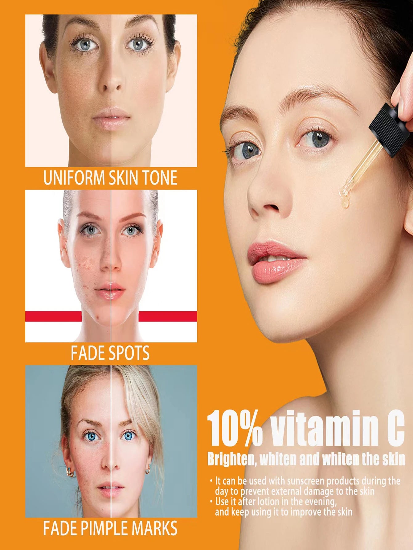 Gesichtsserum Vitamin C & Hyaluronsäure – Koreanisch gegen Pigmentflecken
