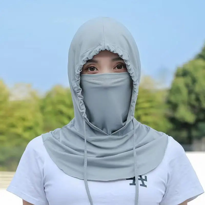 Cagoule Anti-UV Respirante – Masque Visage & Cache-Cou Long | Cyclisme, Moto, Pêche & Randonnée | Homme & Femme