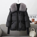 Doudoune Parka Femme Col Fourrure – Manteau Matelassé Chaud & Épais | Hiver 2025