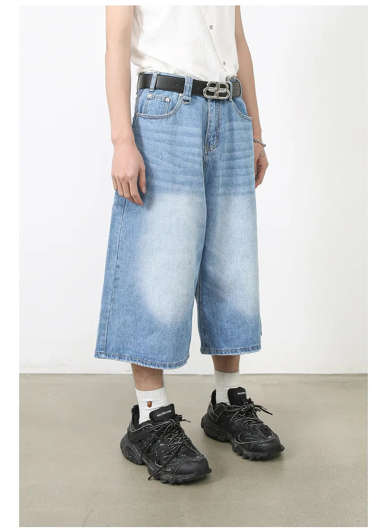 Short Jean Femme Taille Haute Noir Vintage Harajuku Y2K Streetwear – Denim Lavé Loose Casual Mi-Long | Mode