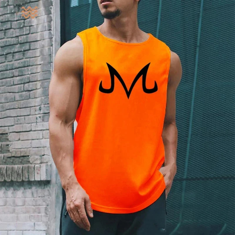 Débardeur Sport Homme Sans Manches Imprimé – Séchage Rapide & Respirant | Gym, Basketball & Fitness | Tank Top Été