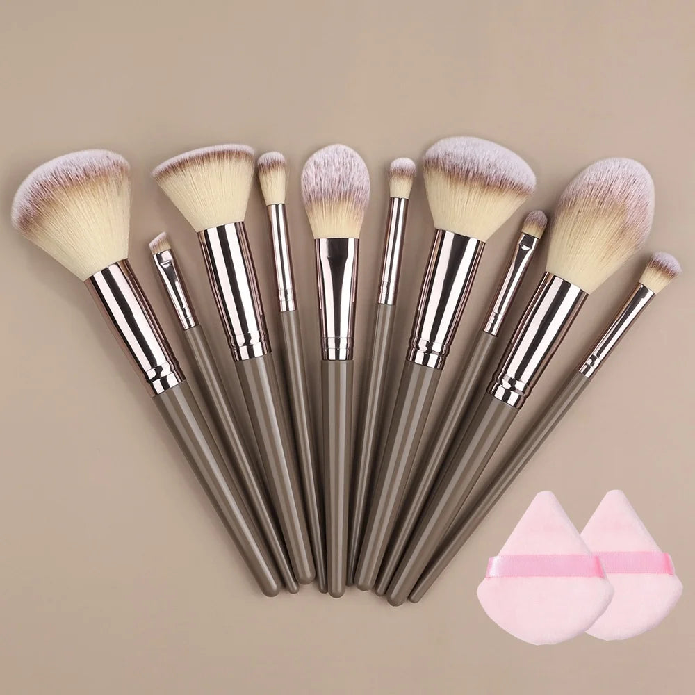 Set Pinceaux Maquillage Professionnel 1 à 20 Pcs – Blush, Highlighter, Fond de Teint & Fard | Ultra-Doux Femme