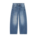 Jean Femme Taille Mi-Haute Coupe Ballon Style Américain – Loose Fit Denim Chic | Hiver 2025