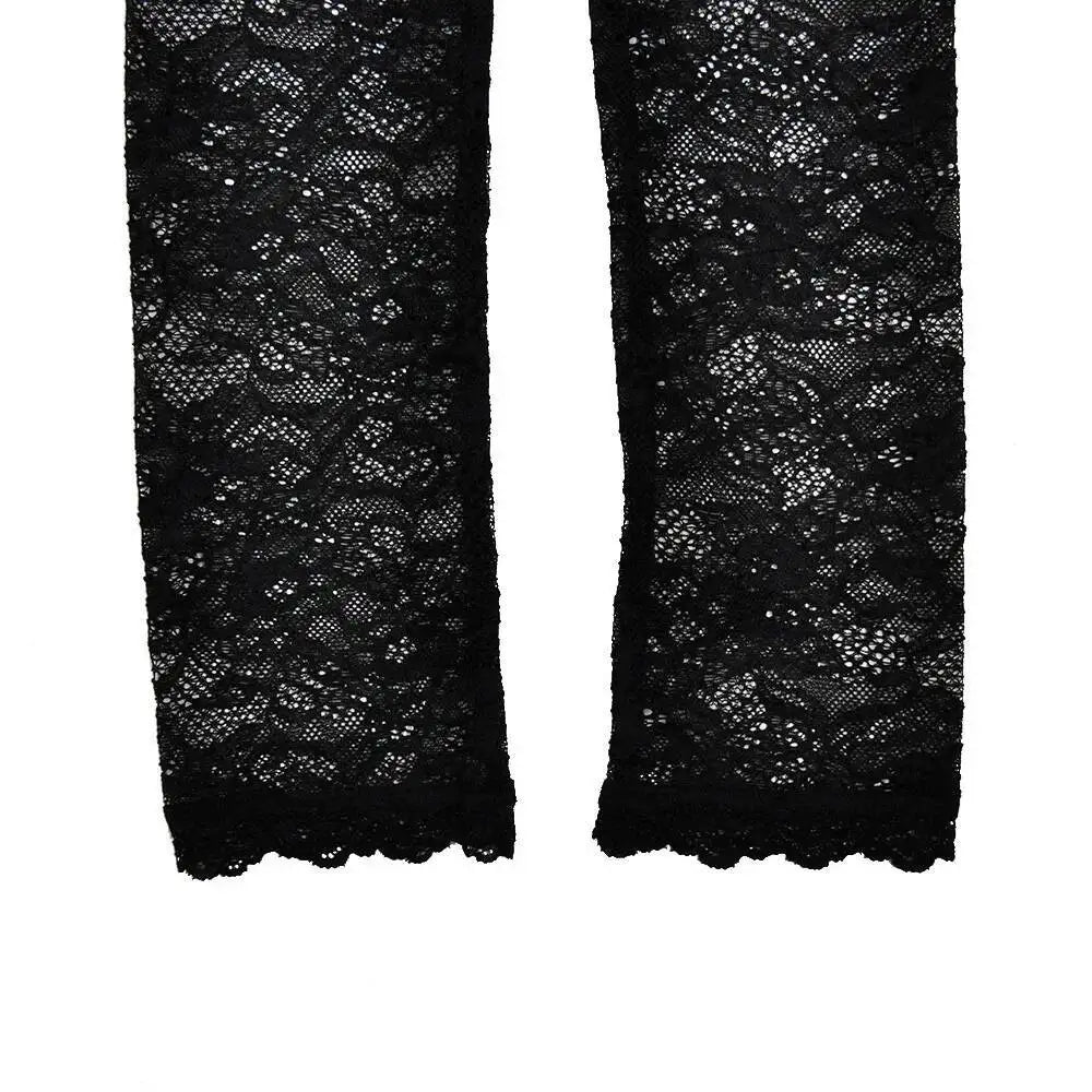 Damen Langes Maxikleid Spitze Eng Anliegend Sexy Bodycon Schal Futter – Elegante Abendgesellschaft | Townlike