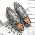 Loafers British Imprimé Cuir Slip-on Homme – Casual Respirant Dating Conduite Fête