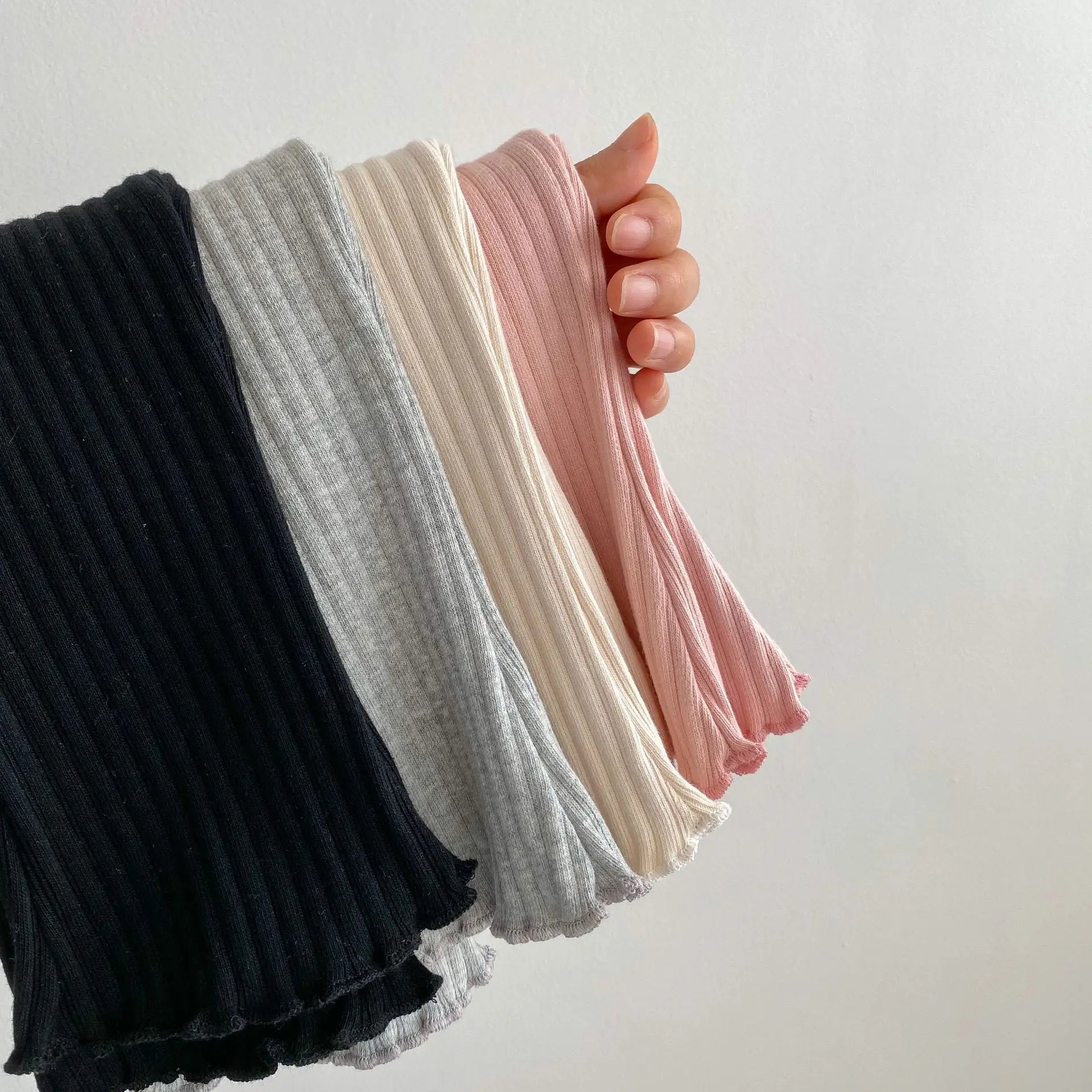 Pantalon Bébé Slim Élastique Couleur Unie – Legging Léger Été Nouveau-Né Garçon Fille Toddler